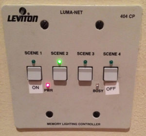 Leviton Architectural Lighting Control Wall Station Panel